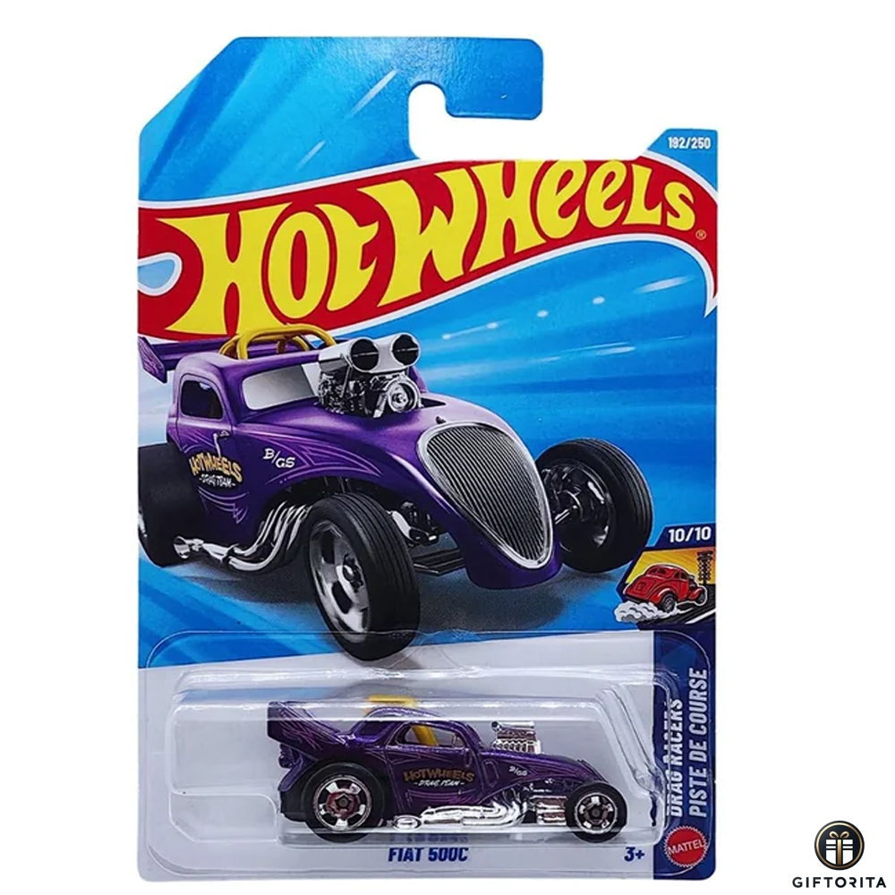 Hot Wheels Regular -Fiat 500c -10/10 & 192/250 - Purple