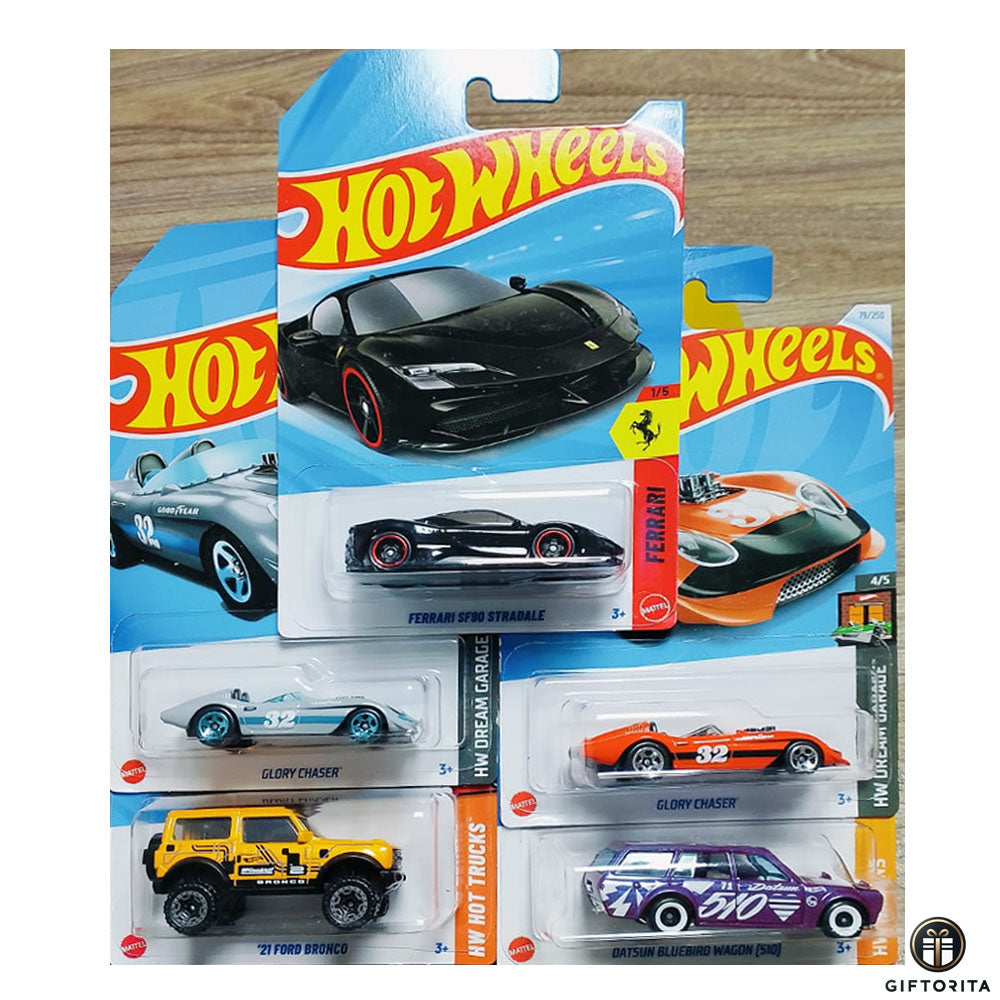 Hot Wheels Regular Set OF 5 Cars # 10
