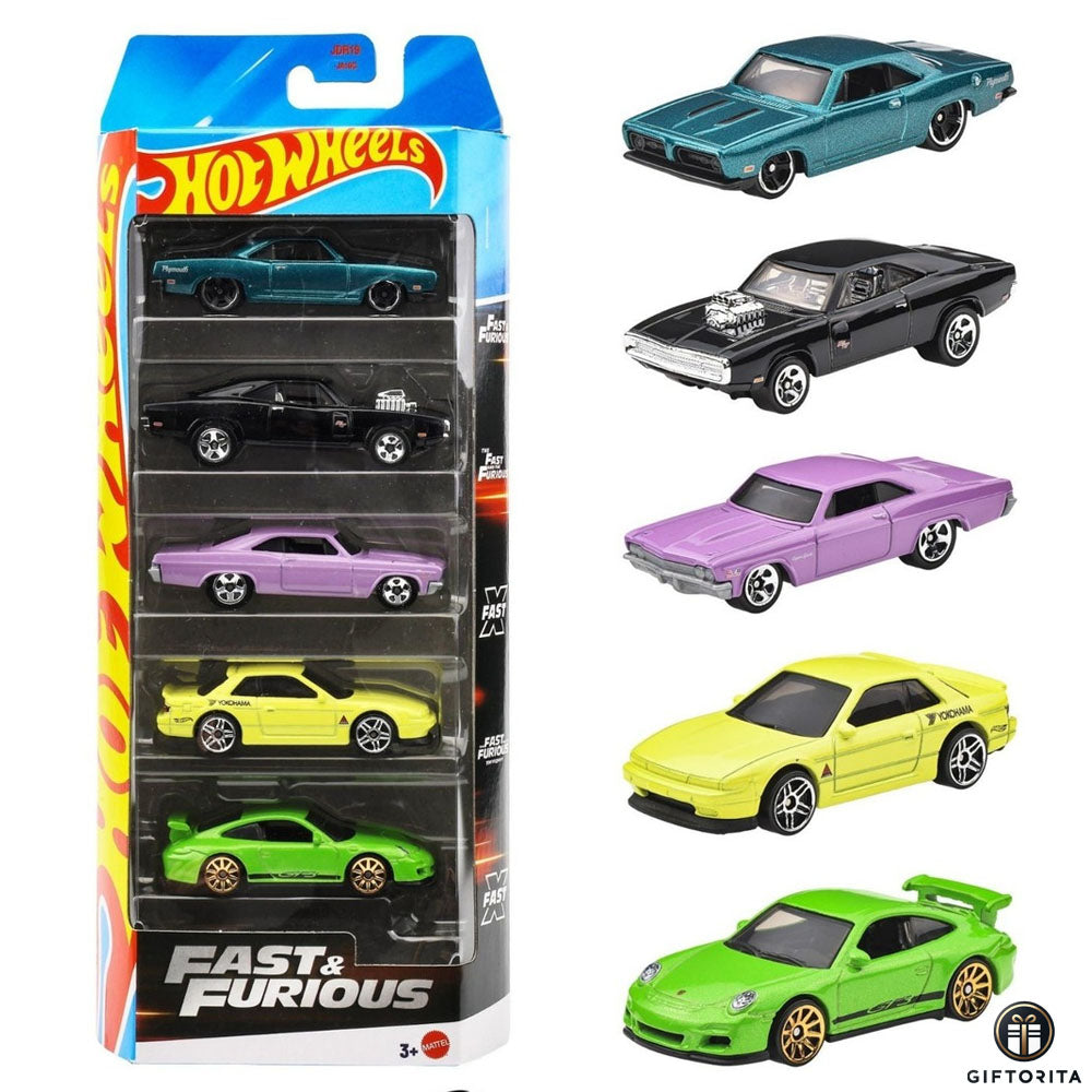 Hot Wheels Regular 5 Pack (P00011) Fast & Furious