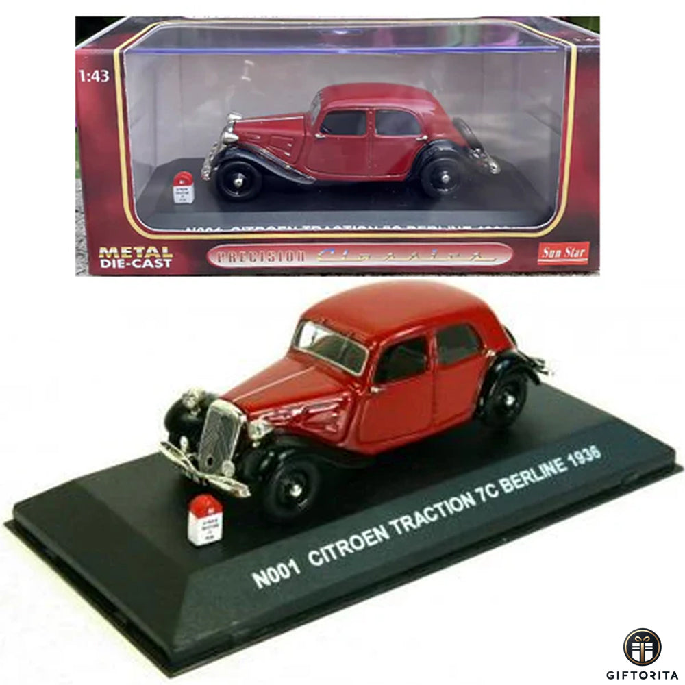 Precision Classics 1:43 Die Cast (P01217) – N001 Citroen Traction 7C Berline 1936