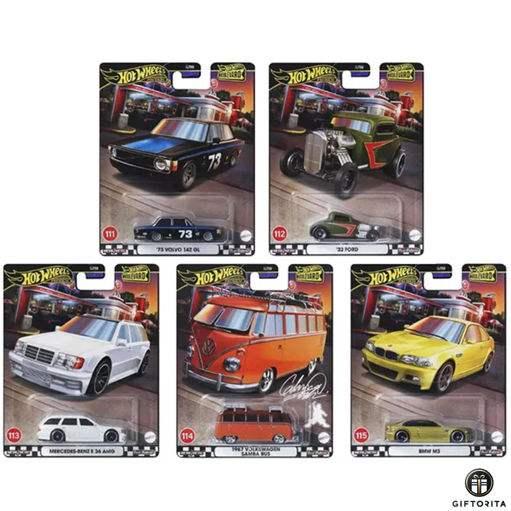 Hot Wheels Premium Boulevard Set Of 5 #111 – 115 (P01658)