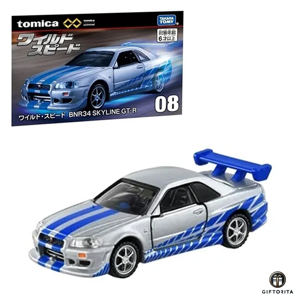 Tomica Premium 1:64 Die Cast # 08 – BNR34 Skyline GT-R