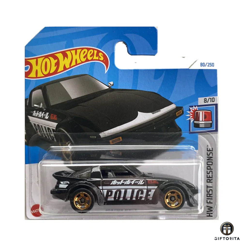 Hot Wheels Regular Short Card – Mazda RX-7 – 8/10 & 80/250