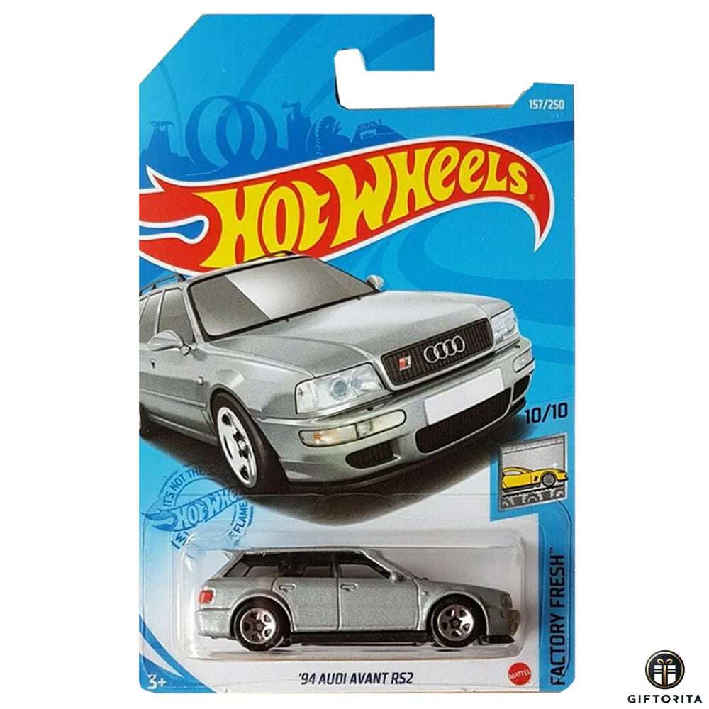 Hot Wheels Regular – 94 Audi Avant RS2 - 10/10 & 157/250 - Silver