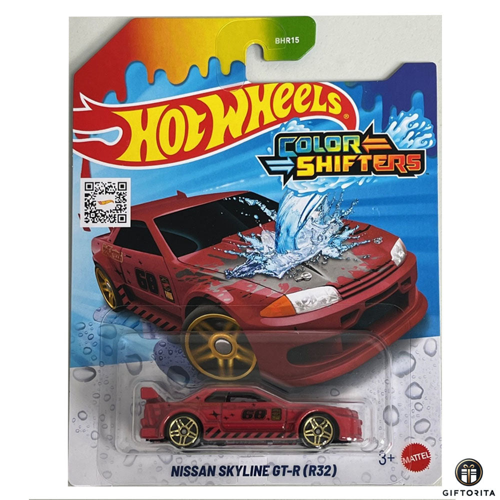 Hot Wheels Color Shifter - Nissan Skyline GT-R (R32) - Maroon