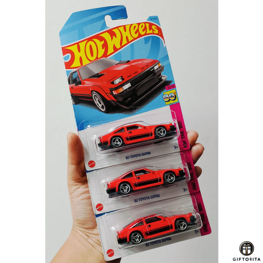 Hot Wheels Regular Set of 3 Car # 17 - 82 Toyota Supra