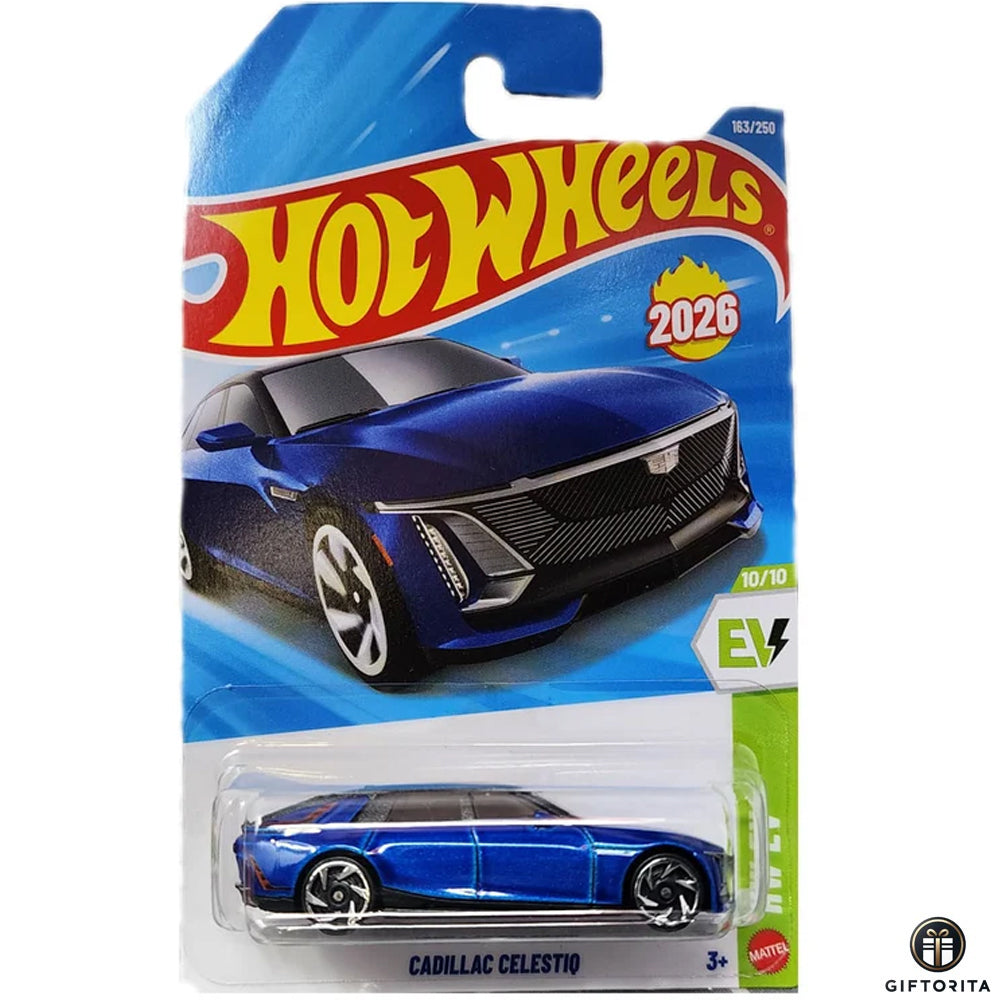 Hot Wheels Regular Cadillac - Cadillac Celestiq - 10/10 & 163/250 - Blue
