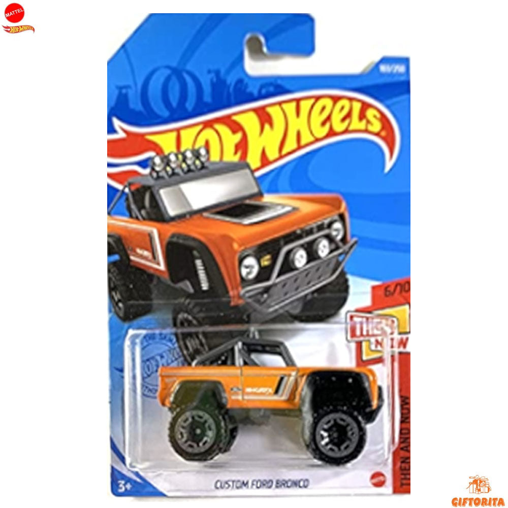 Hot Wheels Regular Ford 1  – Custom Ford Bronco – 6/10 & 163/250 – Orange