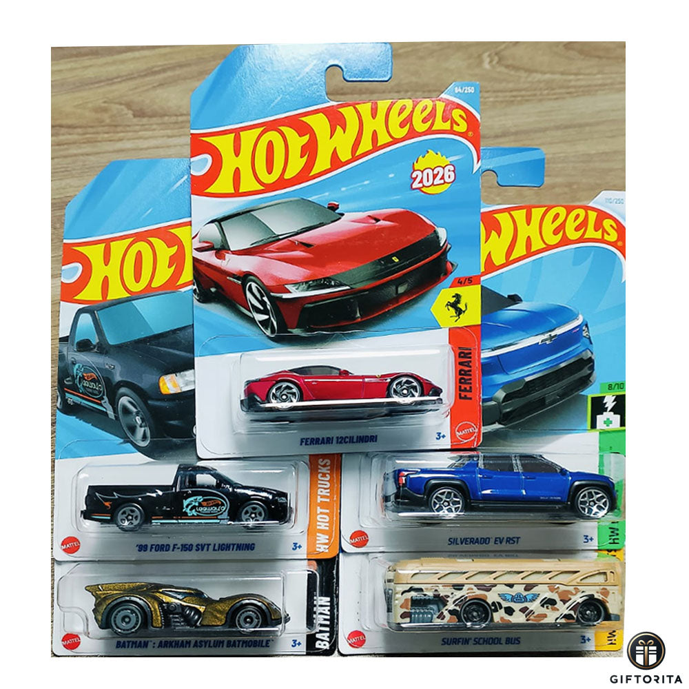 Hot Wheels Regular Set OF 5 Cars # 18