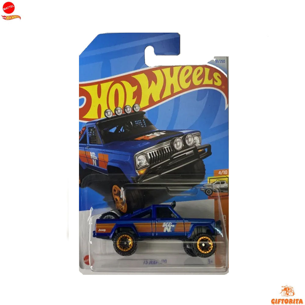 Hot Wheels Regular Jeep – 73 Jeep J10 – 4/10 & 91/250 – Blue