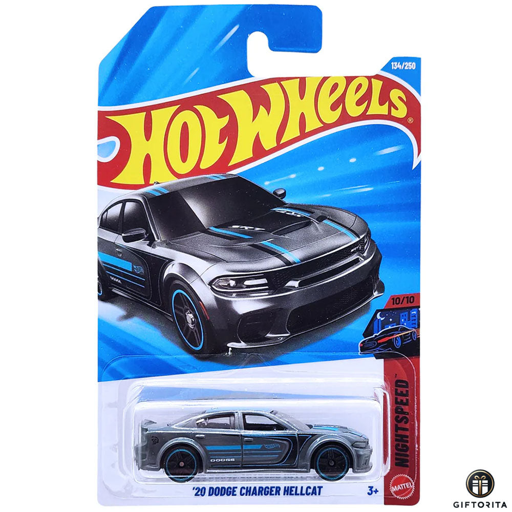 Hot Wheels Regular - 20 Dodge Charger Hellcat - 10/10 & 134/250 - Gray