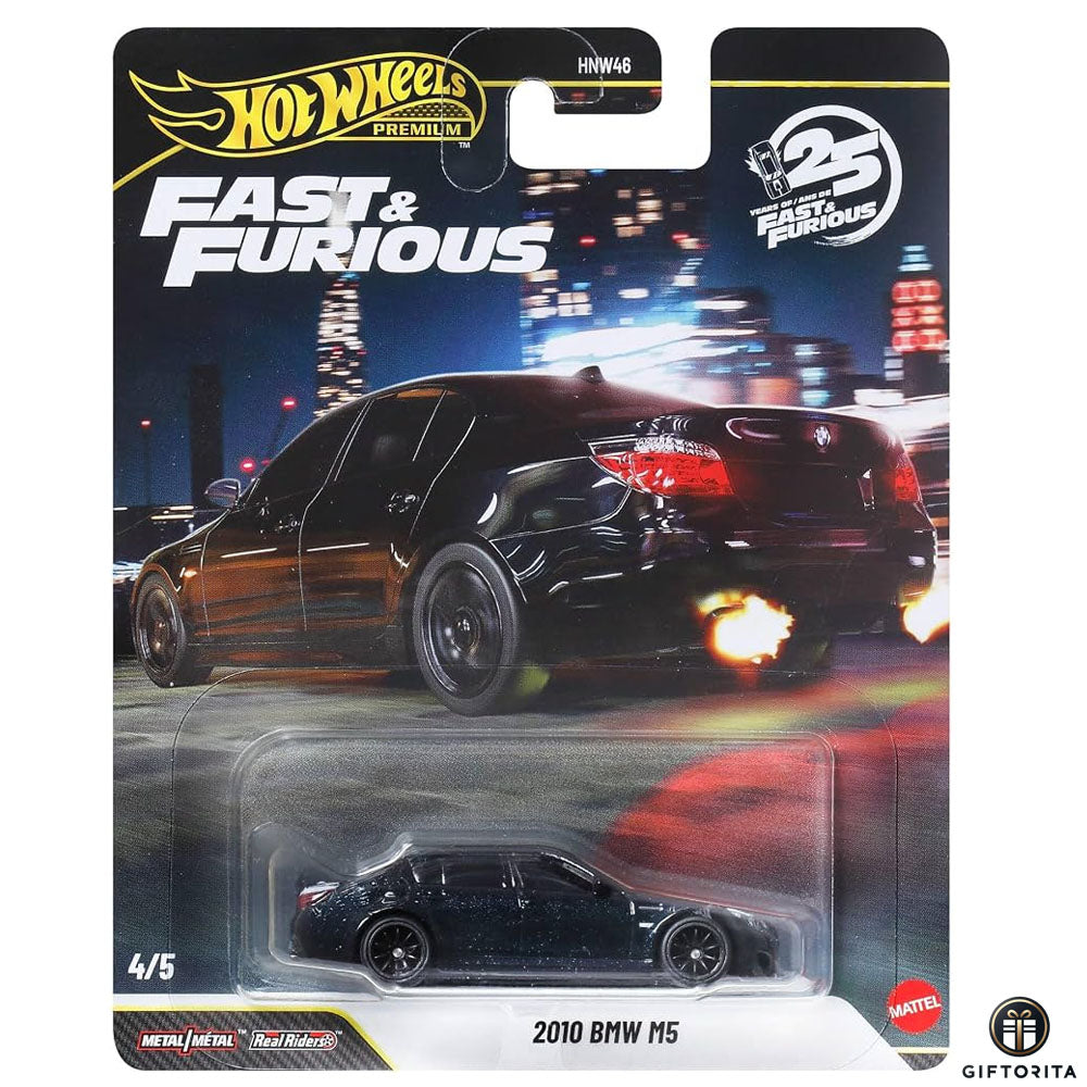 Hot Wheels Premium Single # Fast & Furious – 2010 BMW M5 - 4/5 - Black