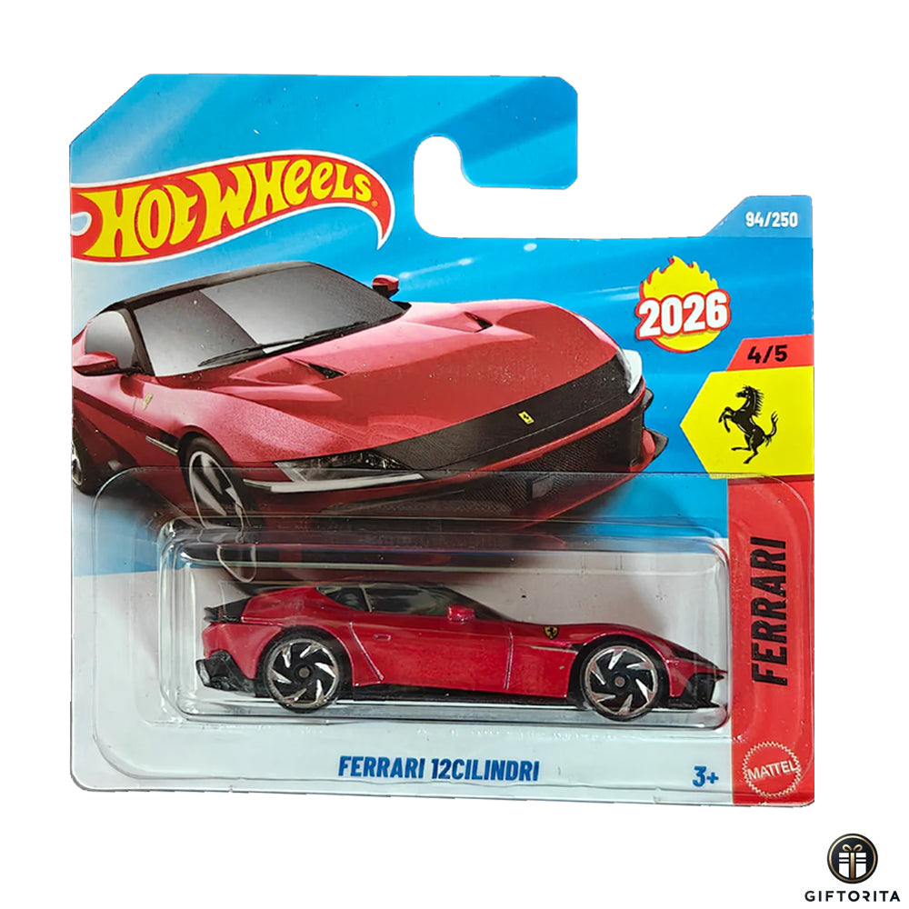 Hot Wheels Regular Short Card –FERRARI 12CILINDERI4/5&94/250