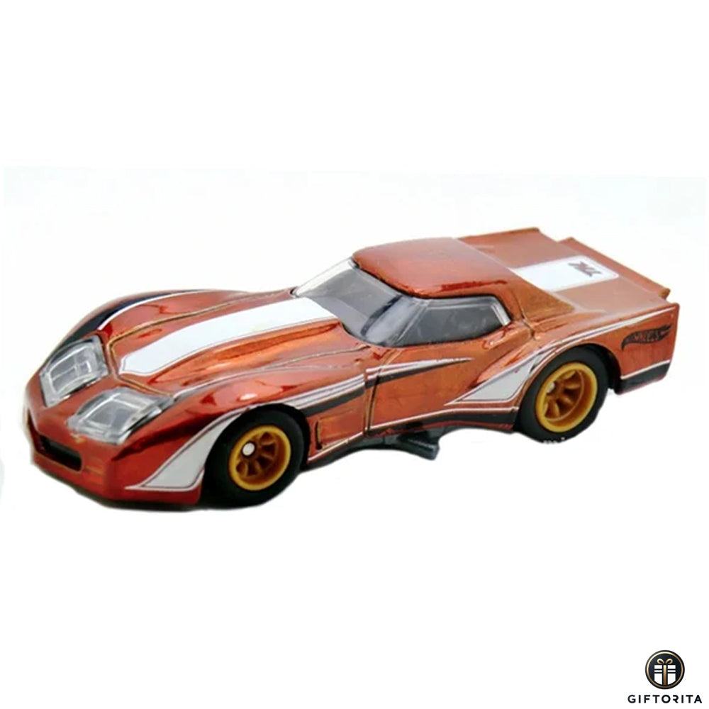 Hot Wheels Super Treasure Hunt (P00423) – Corvette Greenwood – Orange – ( CARD NOT AVAILABLE )