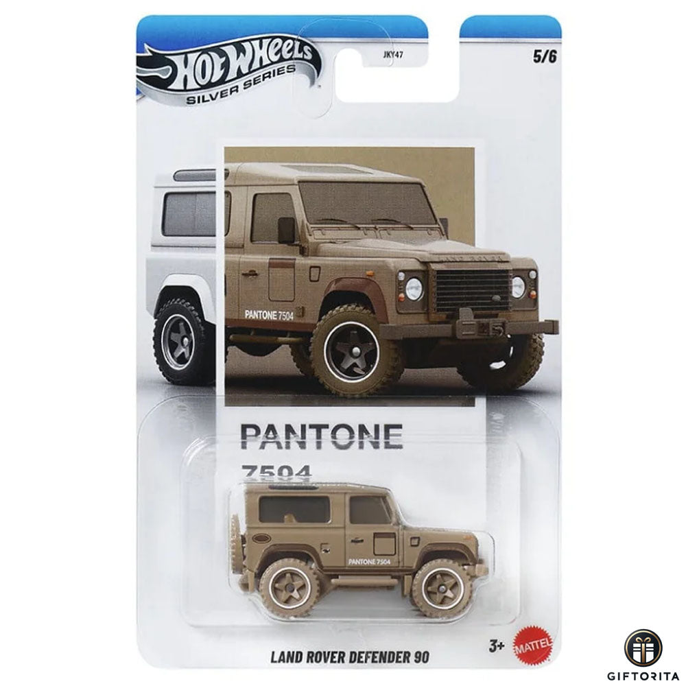 Hot Wheels Regular # Silver Series - Land Rover Defender 90 # Pantone 75014 - 5/6 - Brwon