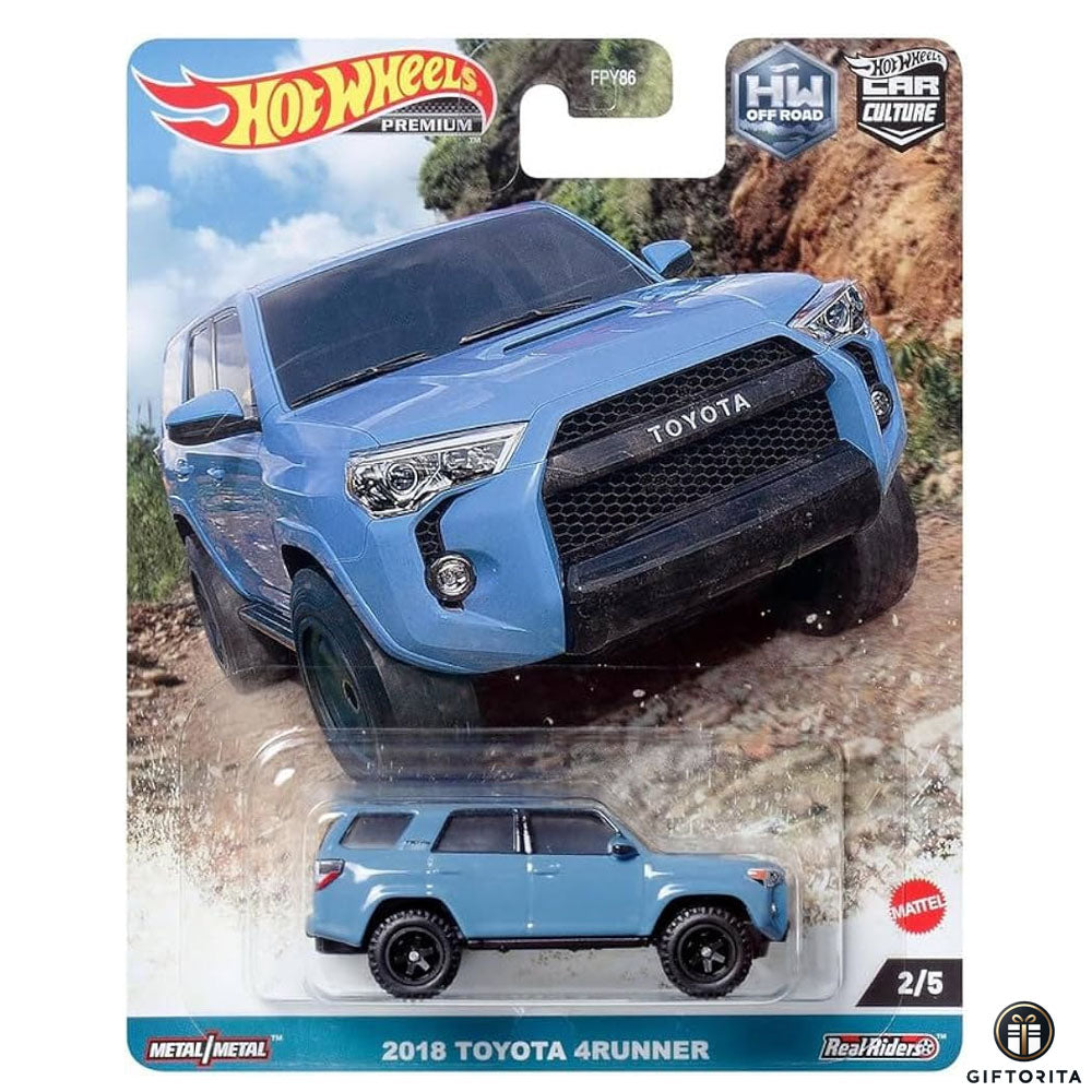 Hot Wheels Premium Single # Car Culture - 2018 Toyota 4Runner - 2/5 - Blue