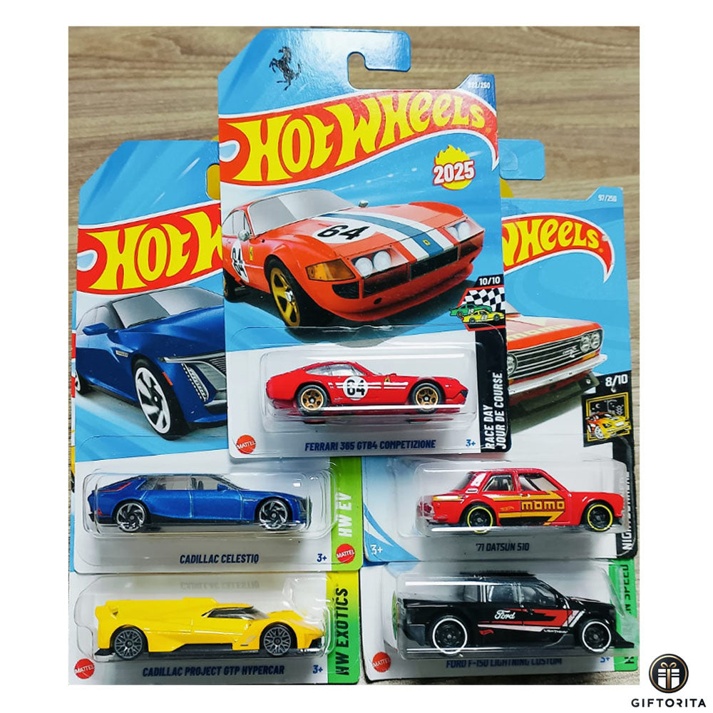 Hot Wheels Regular Set OF 5 Cars # 20