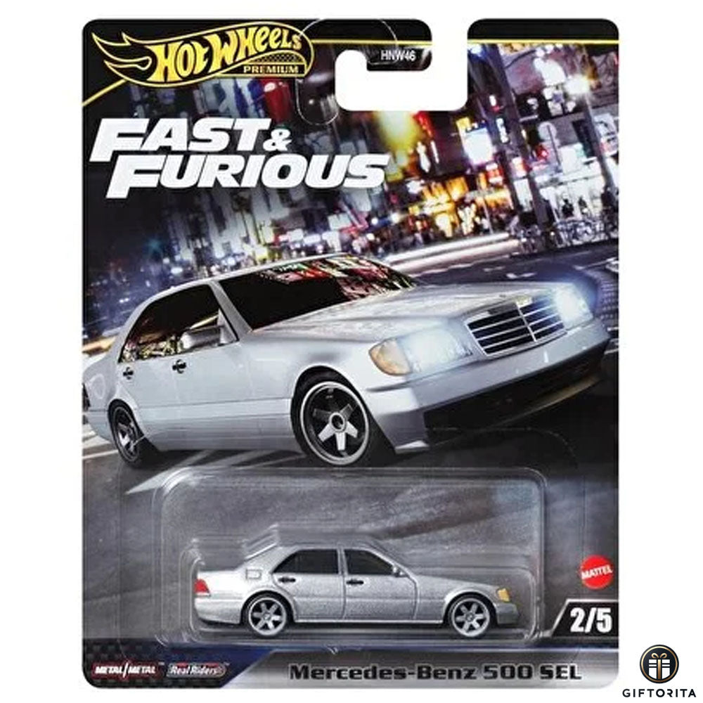 Hot Wheels Premium Single – Fast & Furious – Mercrdes-Bens 500 SEL