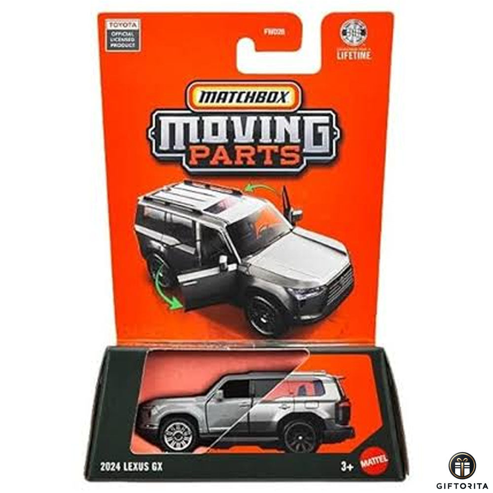 Matchbox Moving Parts P00118 – 2024 Lexus GX - Gray
