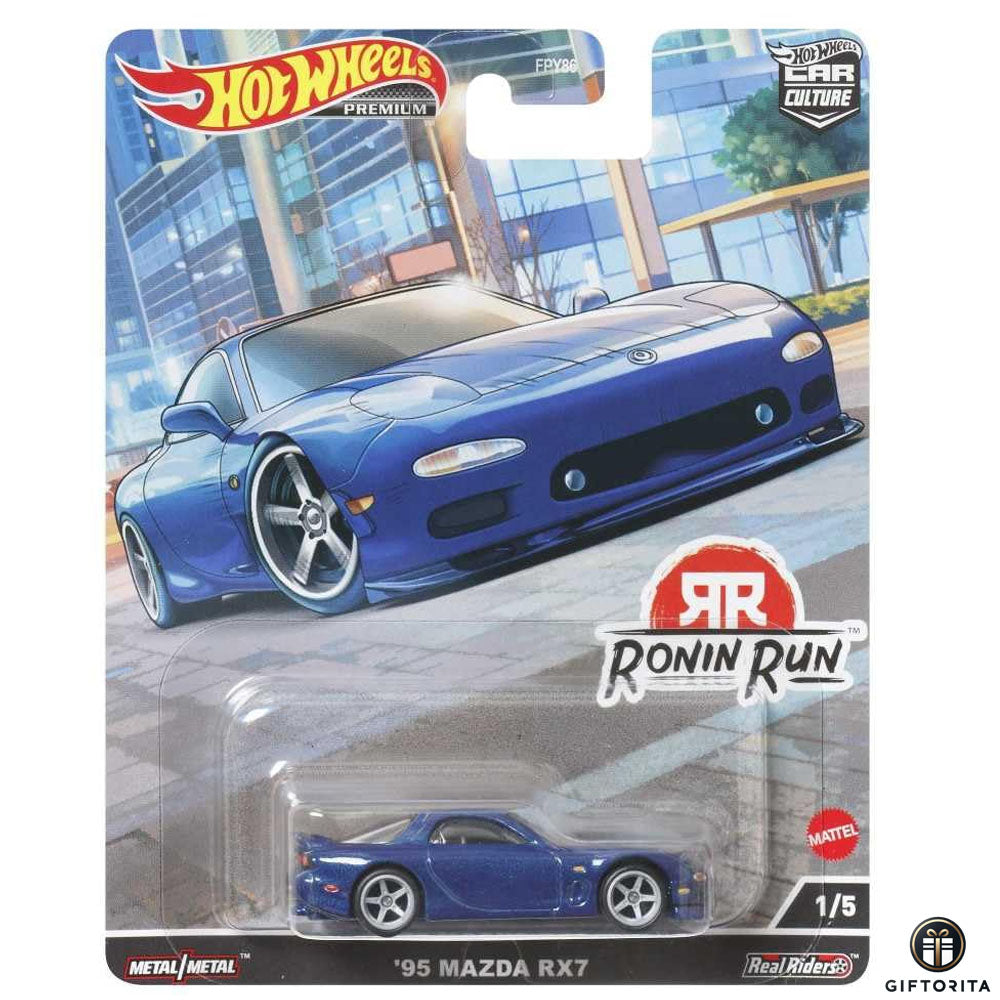 Hot Wheels Premium Single – Car Culture - 95 mazda RX7 - 1/5