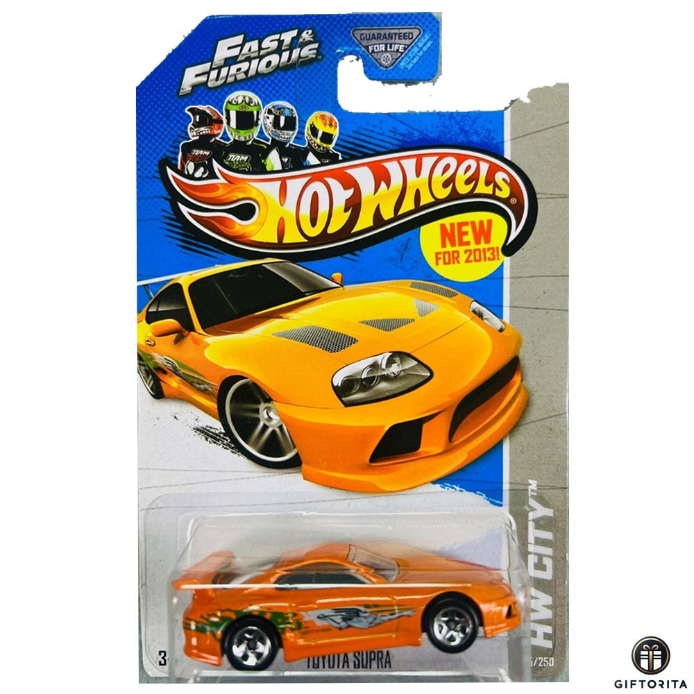 Hot Wheels Regular - Toyota Supra # Fast & Furious - 5/250 - Orange