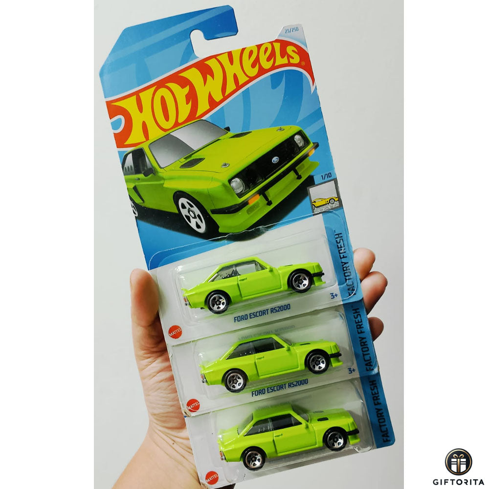 Hot Wheels Regular Set of 3 Car # 23 - Ford Escort RS2000