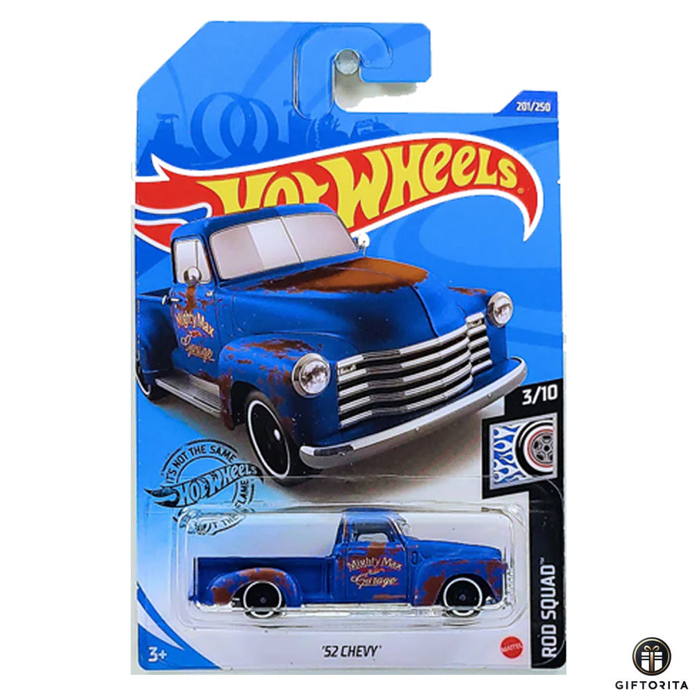 Hot Wheels Regular – 52 Chevy -3/10 & 201/250 – Blue Pickup