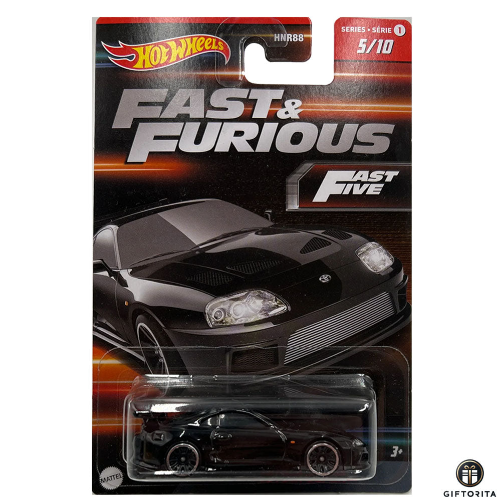 Hot Wheels Regular - Toyota Supra # F&F - 5/10 - Black