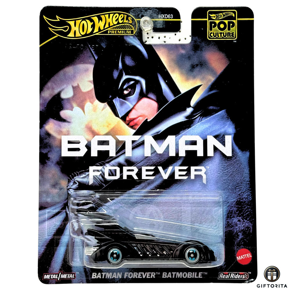 Hot Wheels Premium Single – Pop Culture - Batman Forever Batmobile