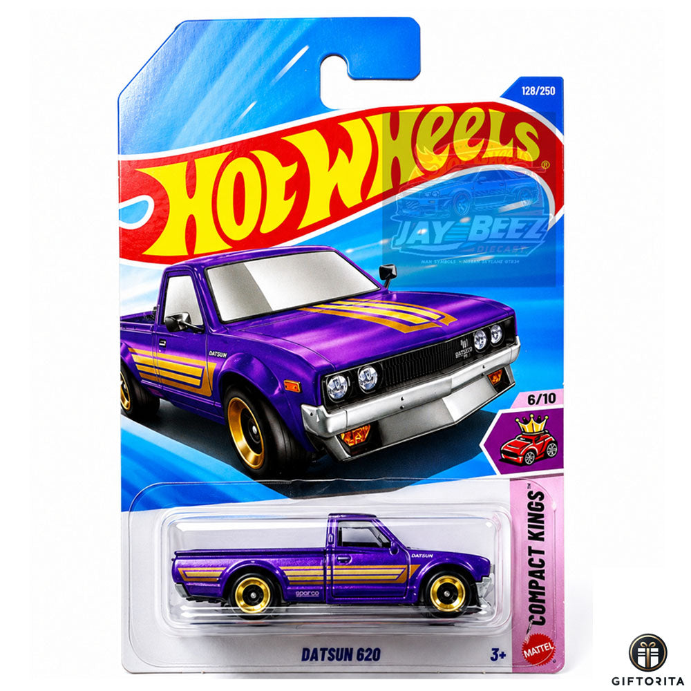 Hot Wheels Regular - Datsun 620 - 6/10 & 128/250 - Purple