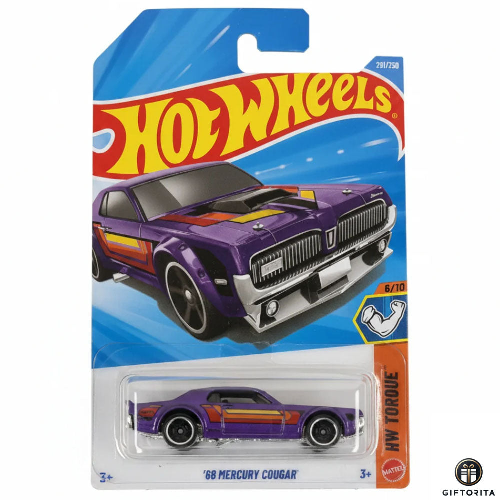 Hot Wheels Regular - 68 Mercury Cougar - 6/10 & 231/250 - Purple