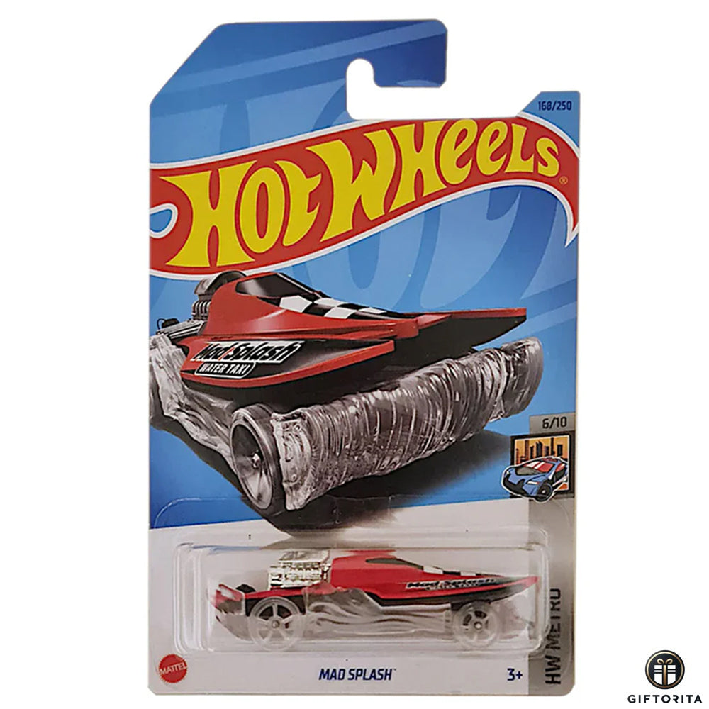 Hot Wheels Regular *AVRG – Mad Splash – 6/10 & 168/250 – Red