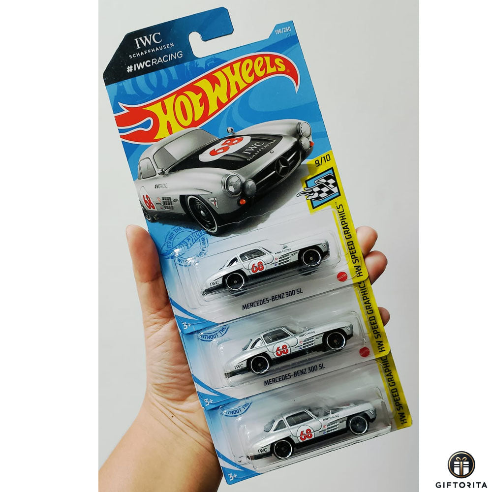 Hot Wheels Regular Set of 3 Car # 27 - Mercedes-Benz 300 SL