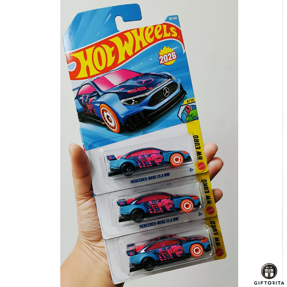 Hot Wheels Regular Set of 3 Car # 28 - Mercedes-Benz CLA HW