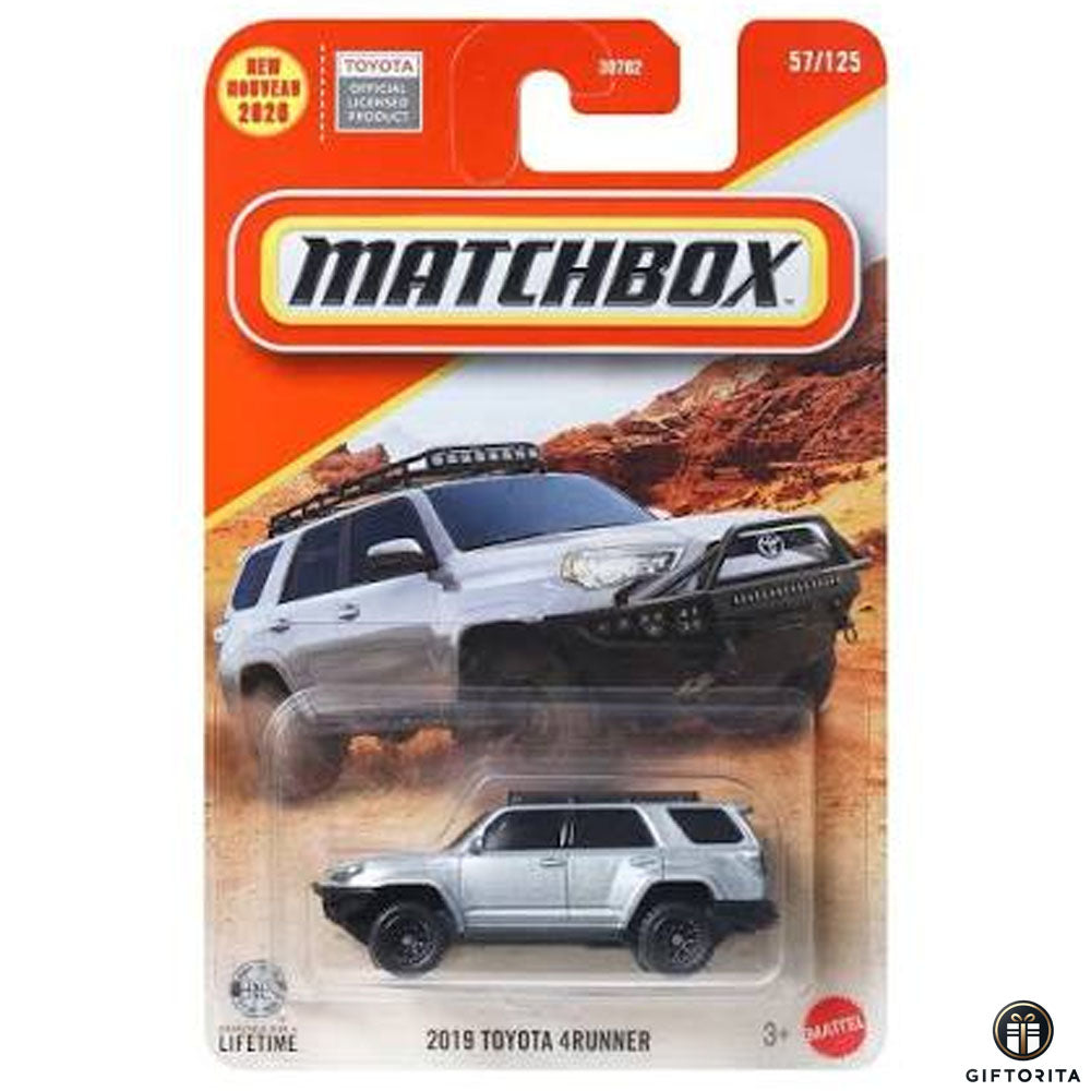 Matchbox Regular Card (P00015) - 2019 Toyot 4Runner - Silver - 57/125