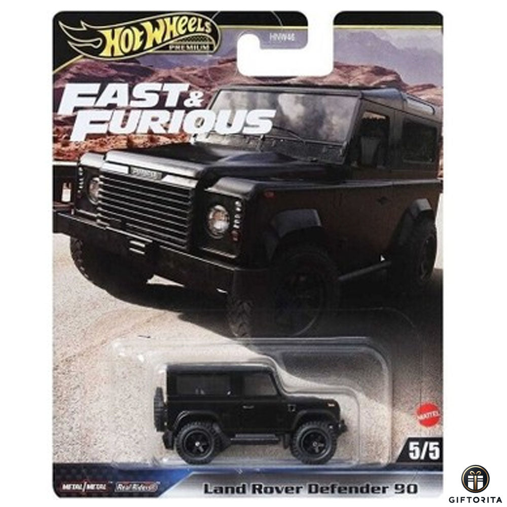 Hot Wheels Premium Single – Fast & Furious – Land Rover Defender 90 - 5/5 - Black