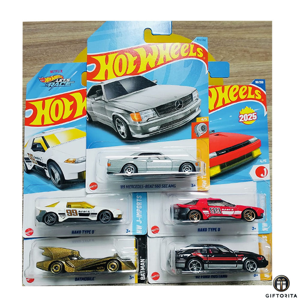 Hot Wheels Regular Set OF 5 Cars # 2
