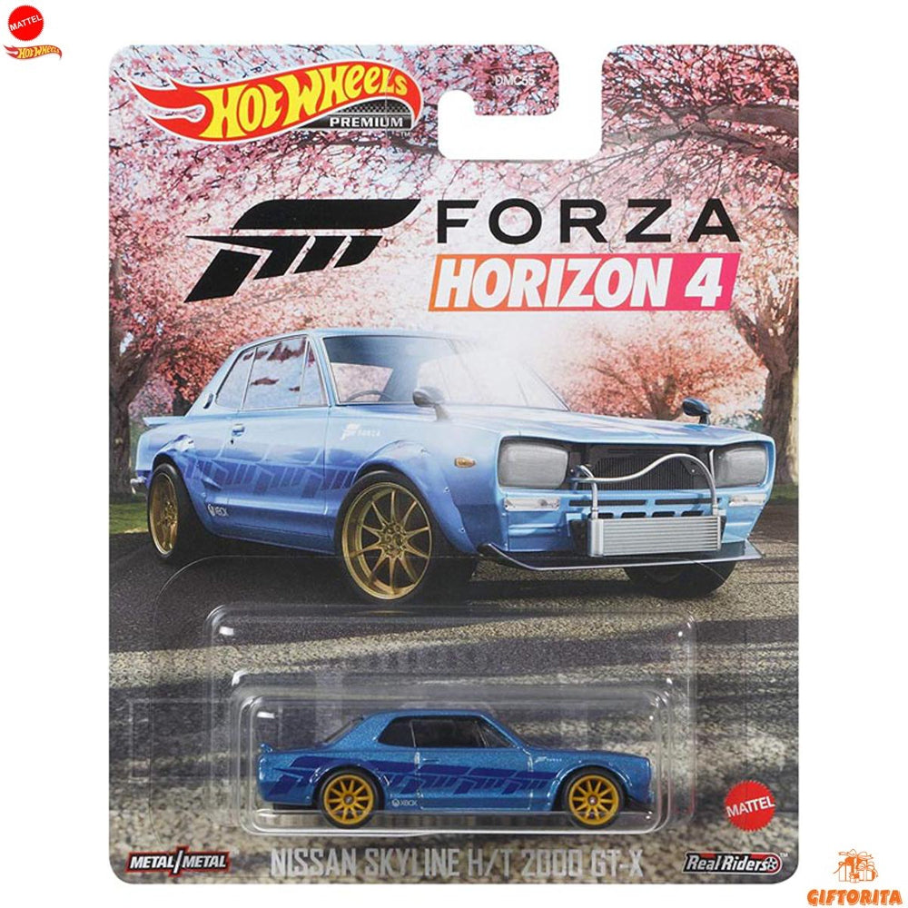 Hot Wheels Premium Single 3 – Forza – Nissan Skyline H/T 2000 GT-X -Blue