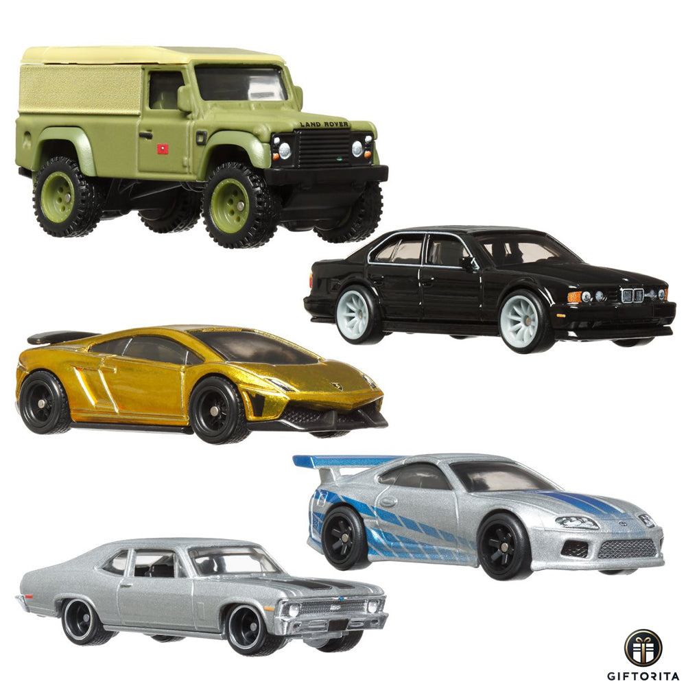 Hot Wheels Premium (P01169) – Fast and Furious 2023 Mix 4 D Case Set of 5