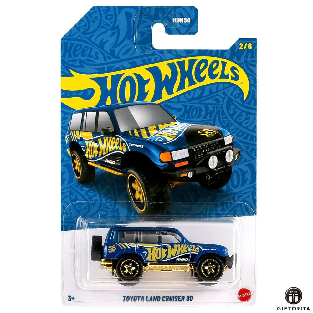 Hot Wheels Regular - Toyota Land Cruiser 80 - 2/6 - Blue