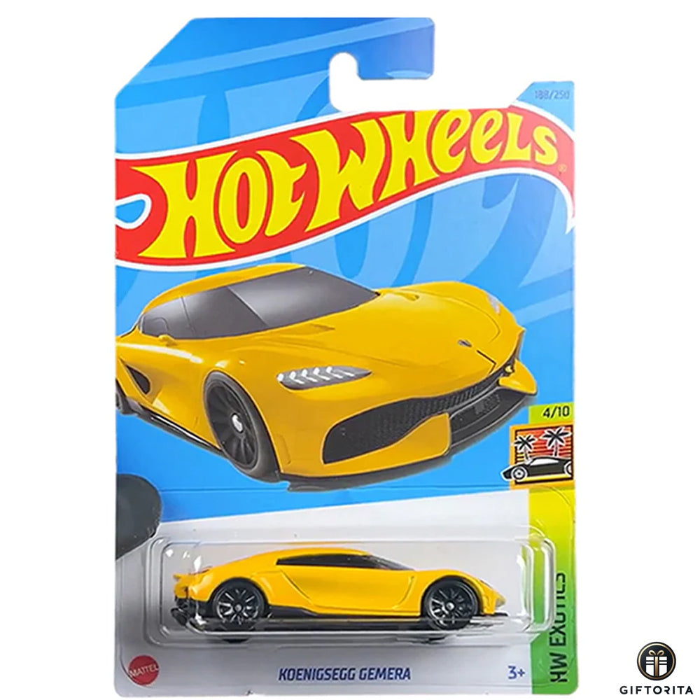 Hot Wheels Regular Gemera – Koenigsegg Gemera – 4/10 & 188/250 – Yellow