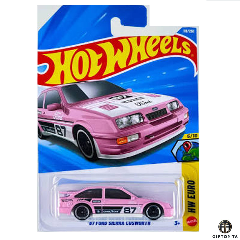 Hot wheels regular 87 Ford sierra cosworth 5/10&116/250