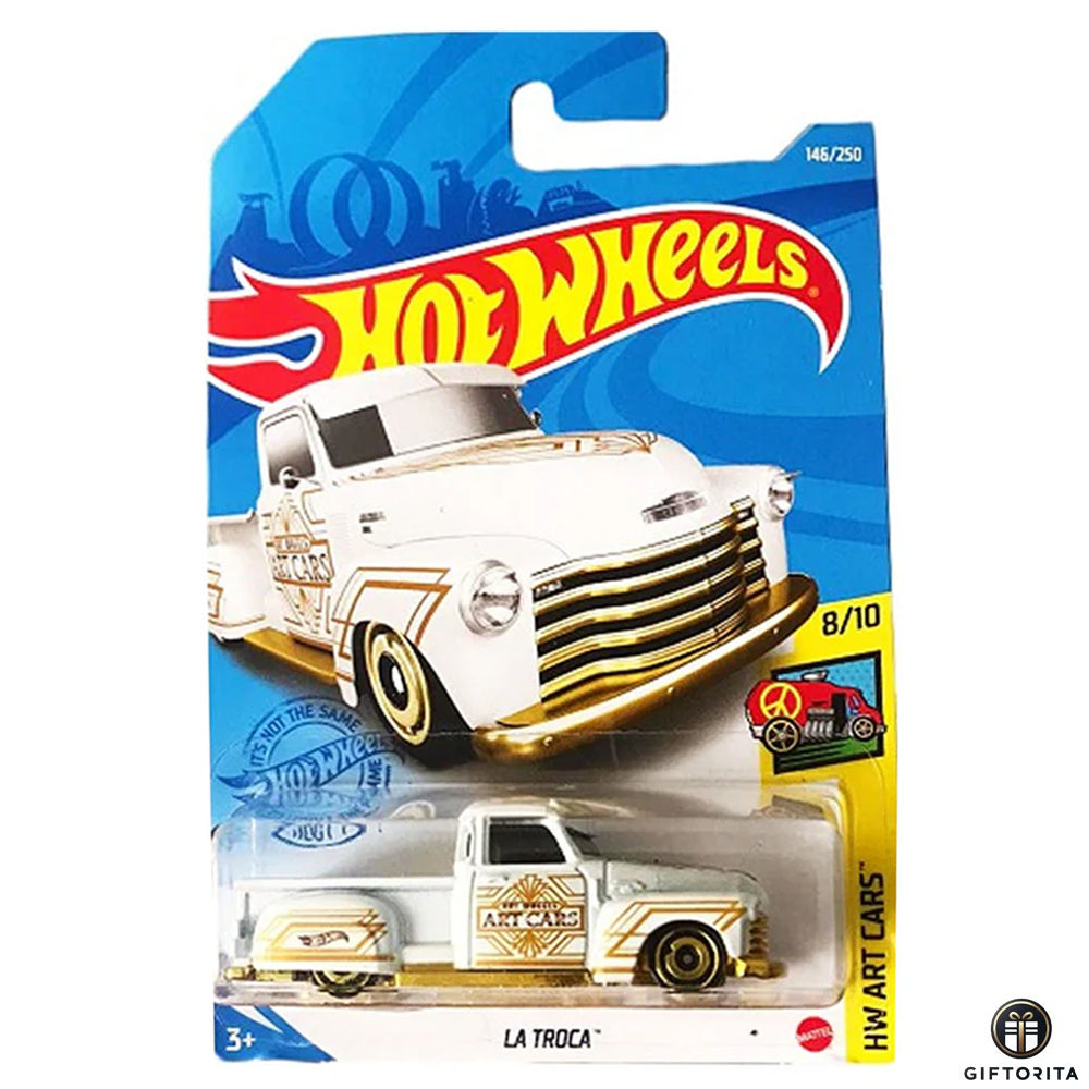 Hot Wheels Regular *AVRG – LA TROCA – 8/10 & 16/250 – White