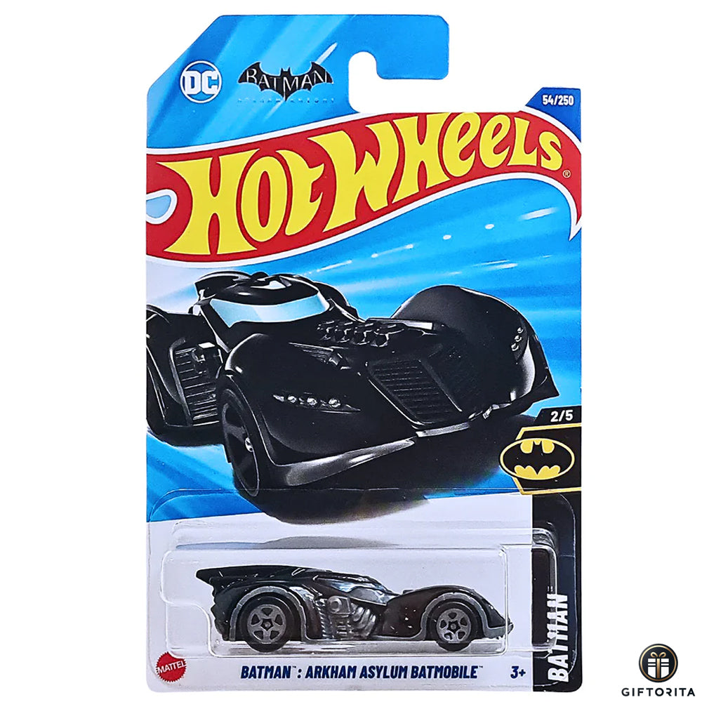 Hot Wheels Regular - Batman : Arkham Asylum Batmobile - 2/5 & 54/250 - Black & Blue