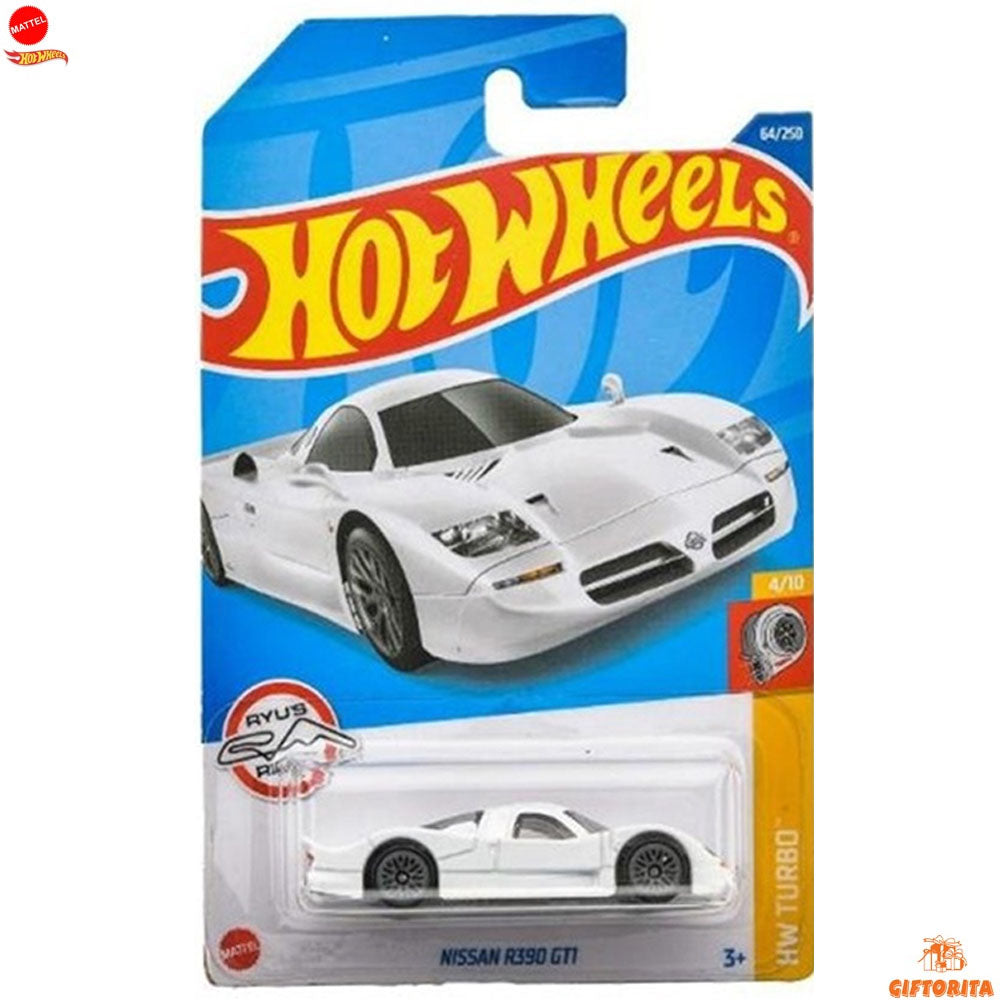 Hot Wheels Regular Nissan 1 – Nissan R390 GTI – 4/10 & 64/250 – White