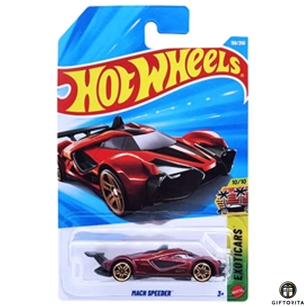 Hot Wheels Regular - Mach Speeder - 10/10 & 158/250 - Red
