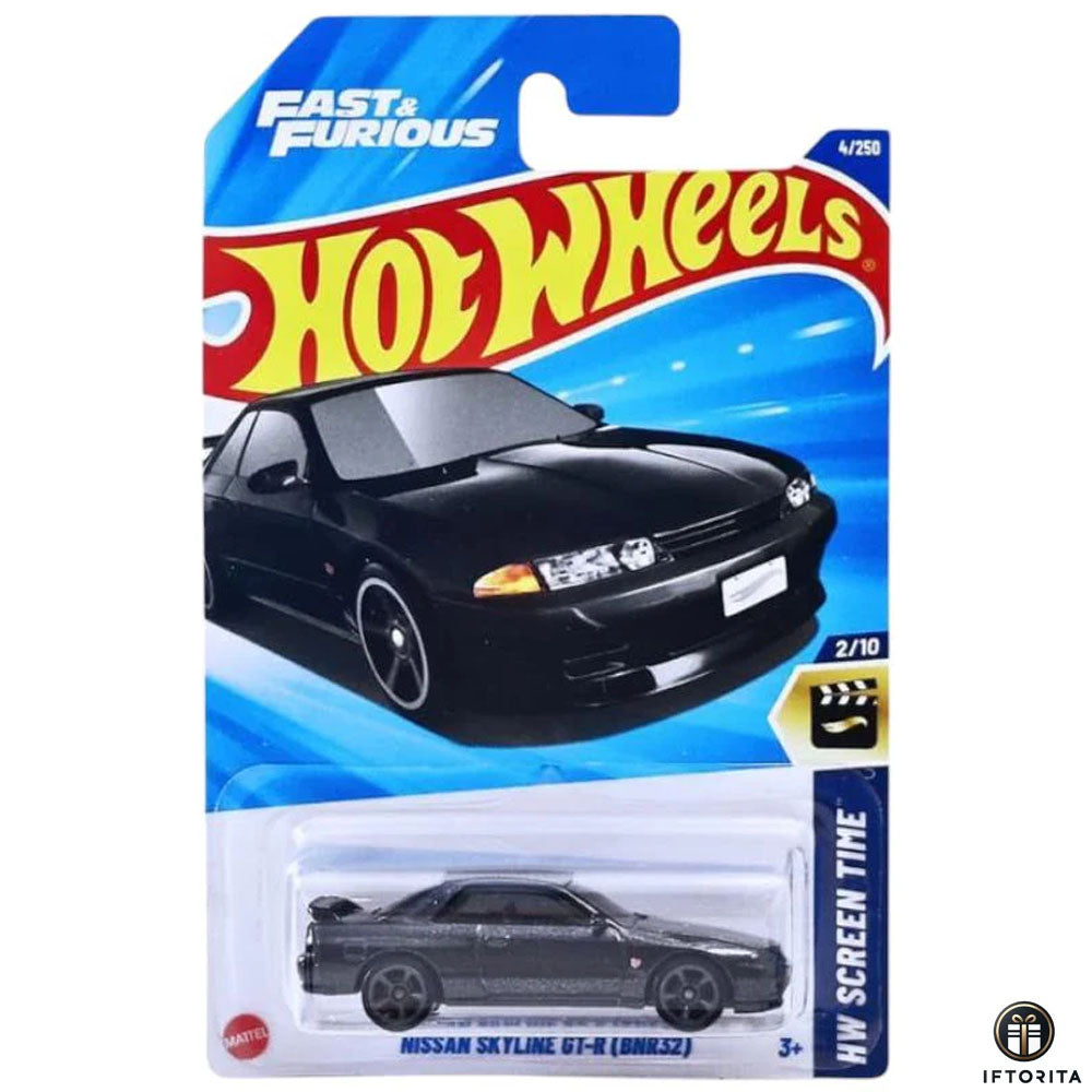 Hot Wheels Regular – Nissan Skyline GT -R (BNR32) - Black