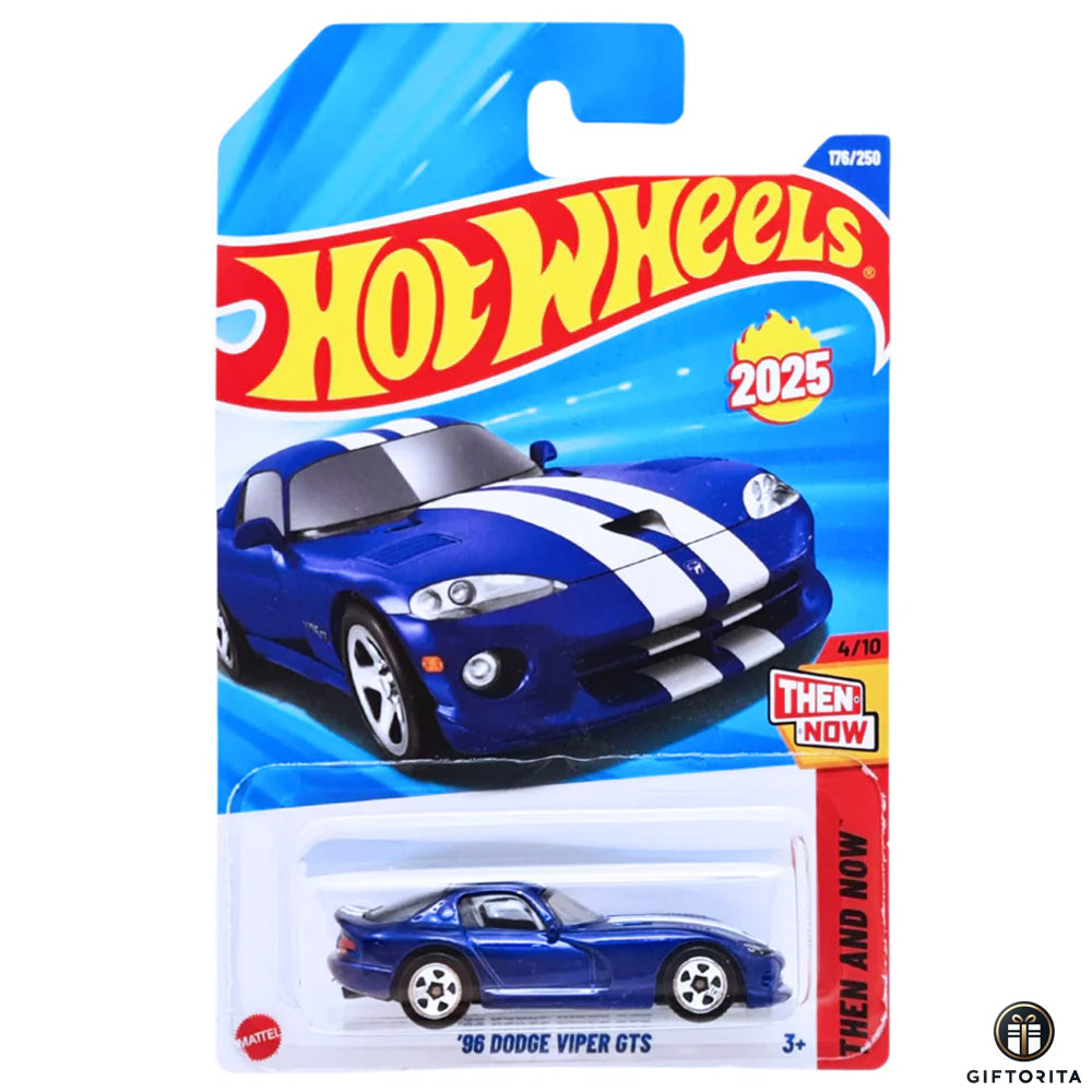 Hot Wheels Regular - 96 Dodge Viper GTS - 4/10 & 176/250 - Blue