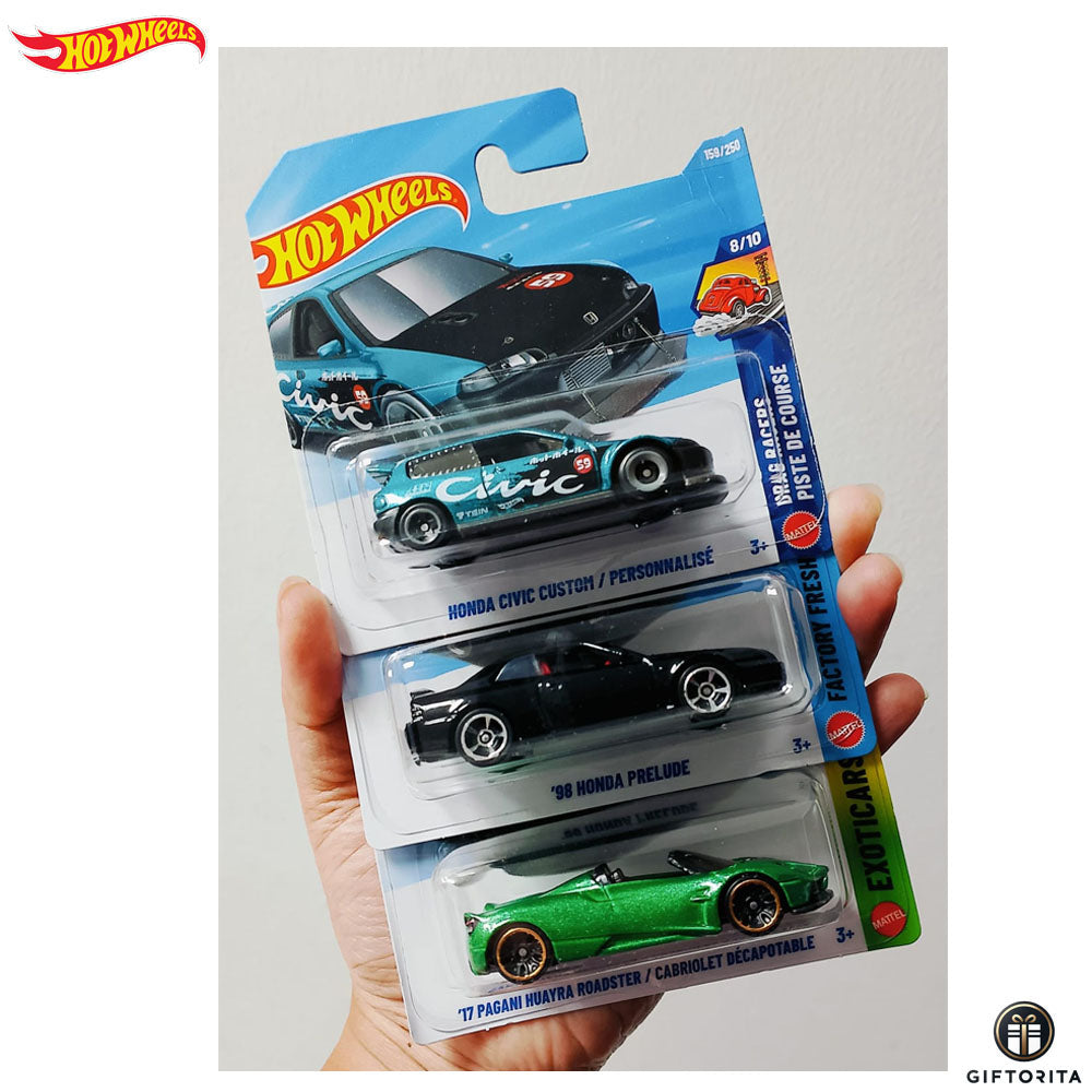Hot Wheels Regular Short Card Set Of 3 Car # C