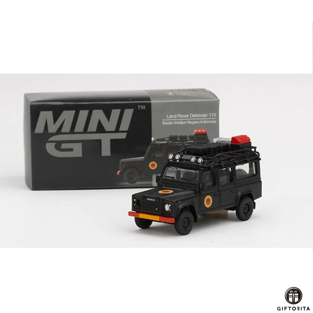MINI GT 1:64 Die Cast # 158 – Land Rover Defender 110 Badan Intelijen Negara Indonesia